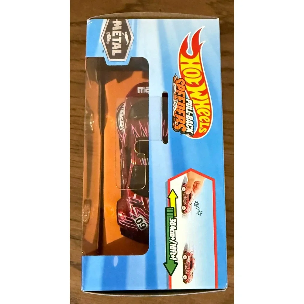 Hot Wheels Pull-back Speeders Red 2004 Mazda RX-8 Custom 1/43 Car Toy NEW